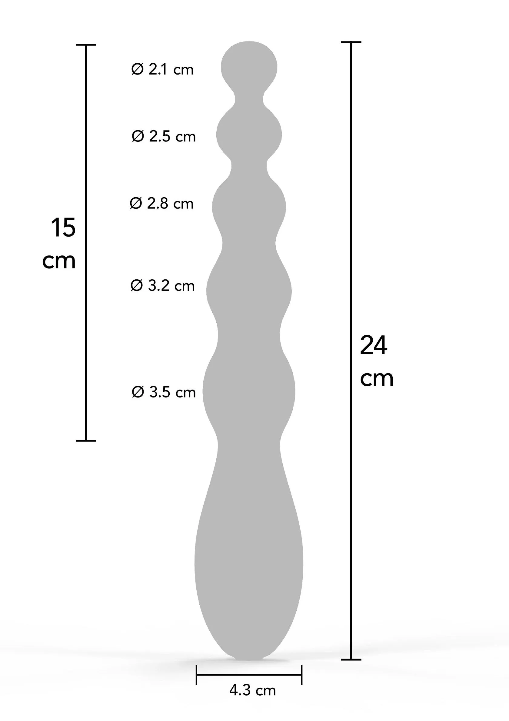 Beaded Anal Power Vibrator