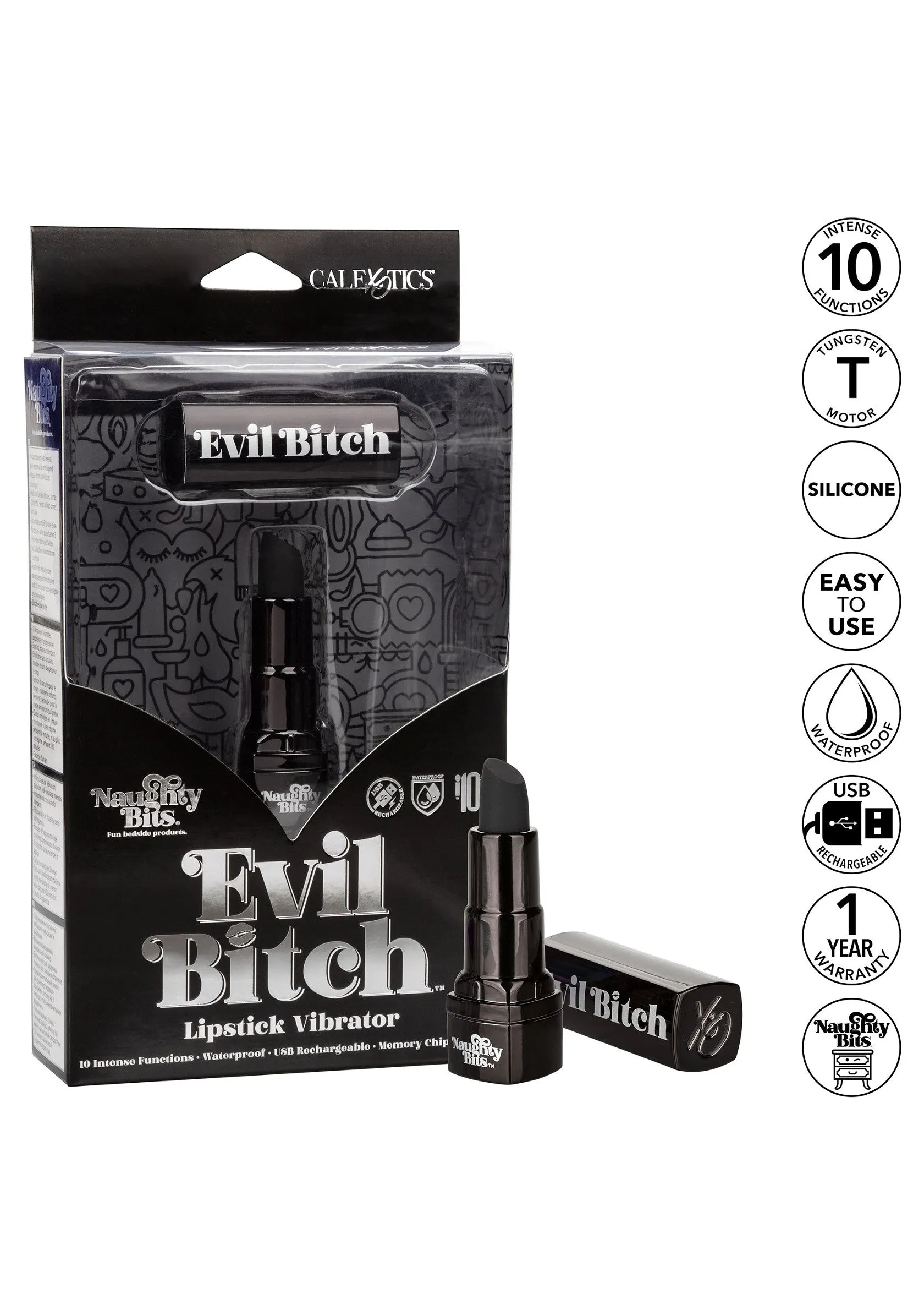 Evil Bitch Lipstick Vibrator