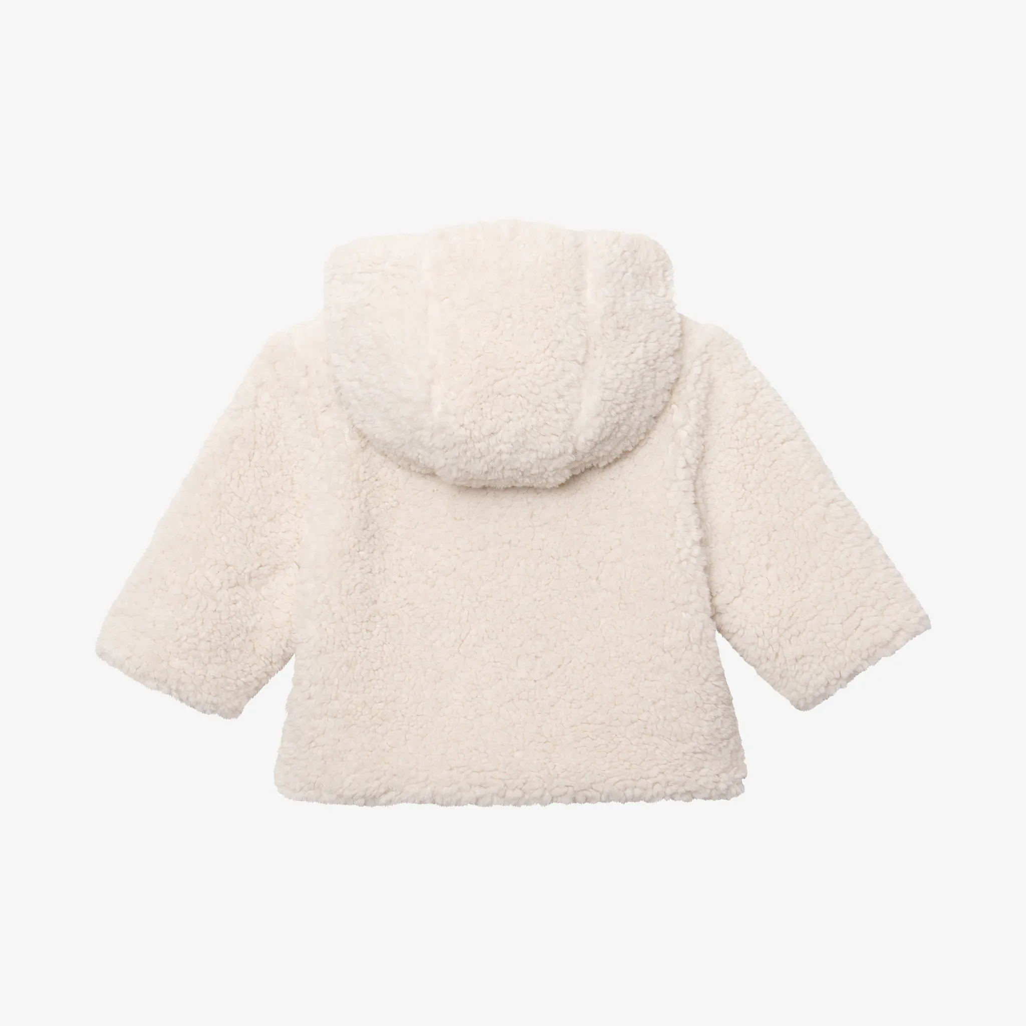 Newborn girl reversible micro-floral jacket
