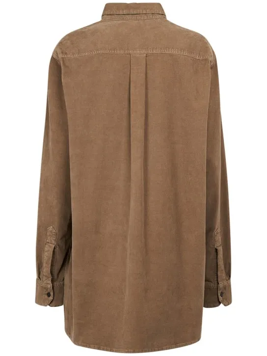 The Row   Idro oversize corduroy shirt 