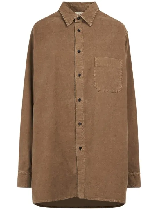The Row   Idro oversize corduroy shirt 